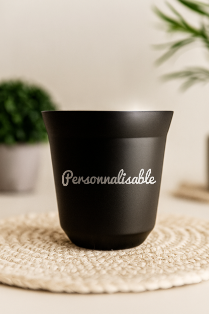 Tasses à Café Expresso style Nespresso Inox de 80 ml - Noire personnalisable – Image 10
