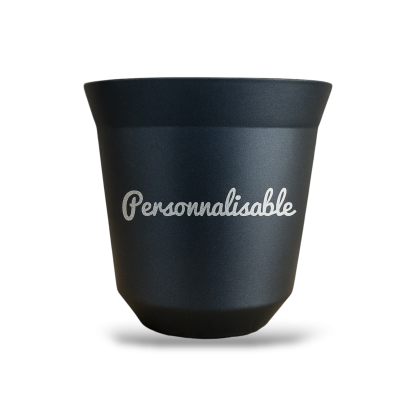 Tasses à Café Expresso style Nespresso Inox de 80 ml - Bleue foncée personnalisable – Image 6