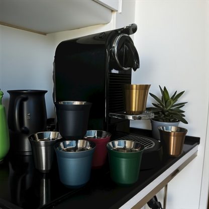 Tasses à Café Expresso style Nespresso Inox de 80 ml - Cuivre personnalisable – Image 11