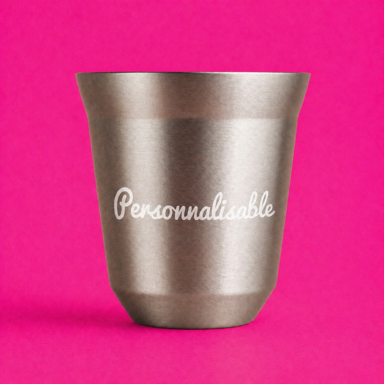 Tasse argent personnalisable