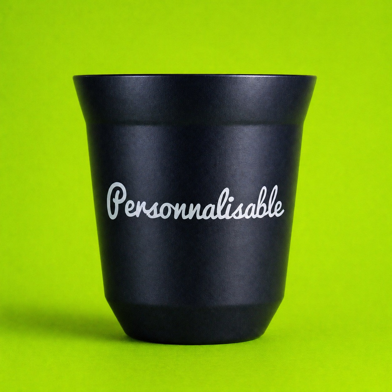 Tasse bleue foncée personnalisable